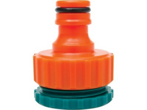 ADAPTADOR DE GRIFO 1' Y 3/4'H /ABS/CARTON/JARDIN