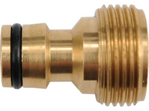 ADAPTADOR CONECTOR MACHO DE LATÓN 3/4' JARDIN