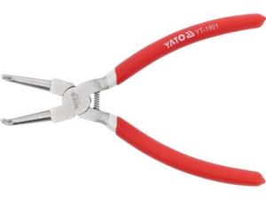 ALICATES PARA ANILLOS DE SEGURIDAD, CURVADOS INTERNOS, 225 MM