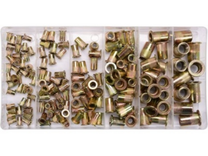 150 TUERCAS REMACHABLES DE ACERO MIXTAS M3-M10