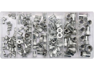150 TUERCAS REMACHABLES DE ALUMINIO MIXTAS M3-M10