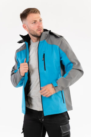 CHAQUETA SOFTSHELL CON CAPUCHA STRATUS M. S